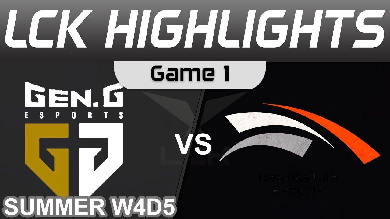 GEN vs HLE Highlights Game 1 LCK Summer Season 2023 W4D5 Gen G vs Hanwha Life Esports by Onivia thumbnail