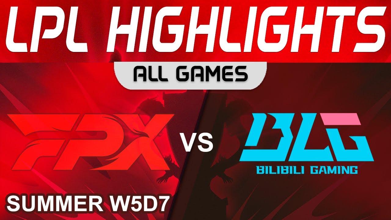 FPX vs BLG Highlights ALL GAMES LPL Summer Season 2023 W5D7 FunPlus Phoenix vs Bilibili Gaming thumbnail