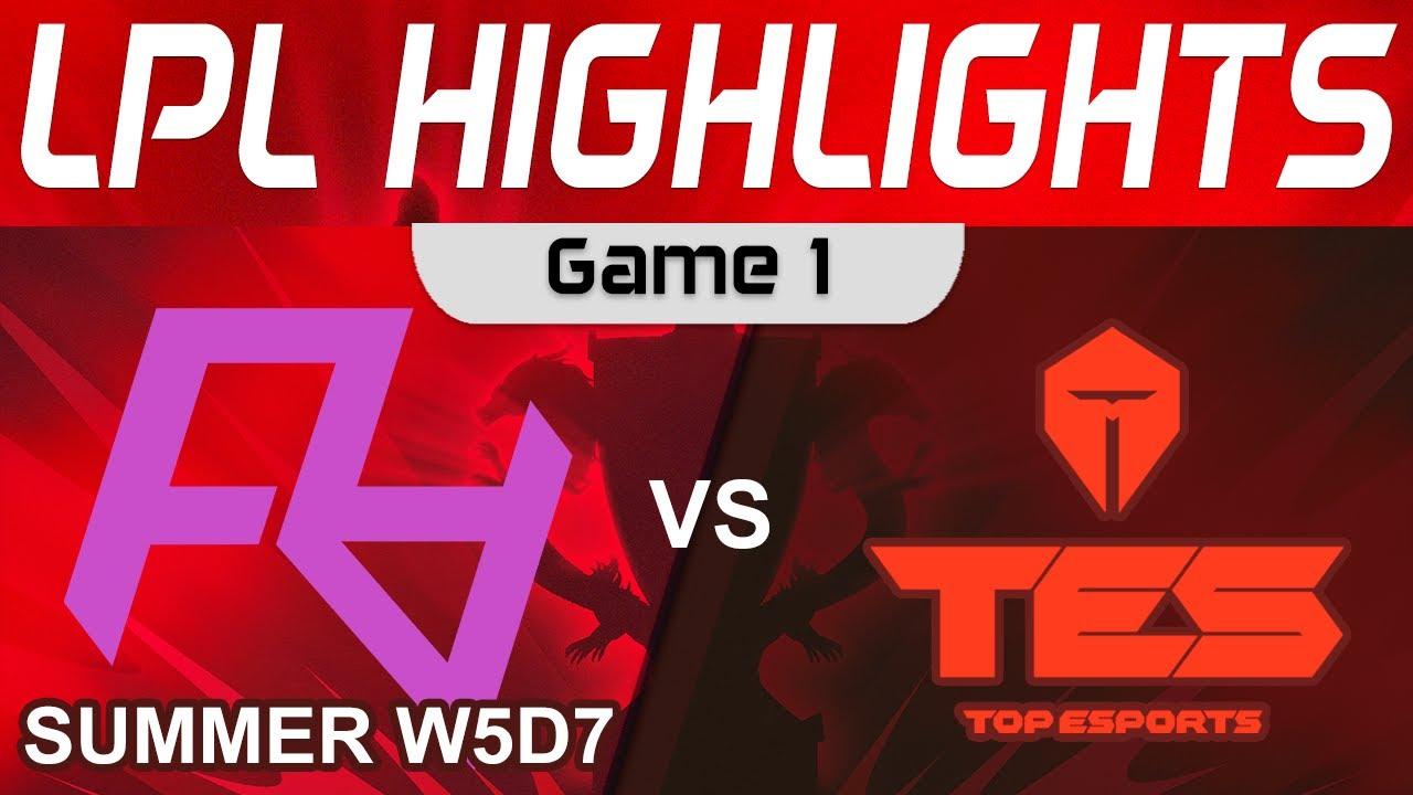 RA vs TES Highlights Game 1 LPL Summer Season 2023 W5D7 Rare Atom vs Top Esports by Onivia thumbnail