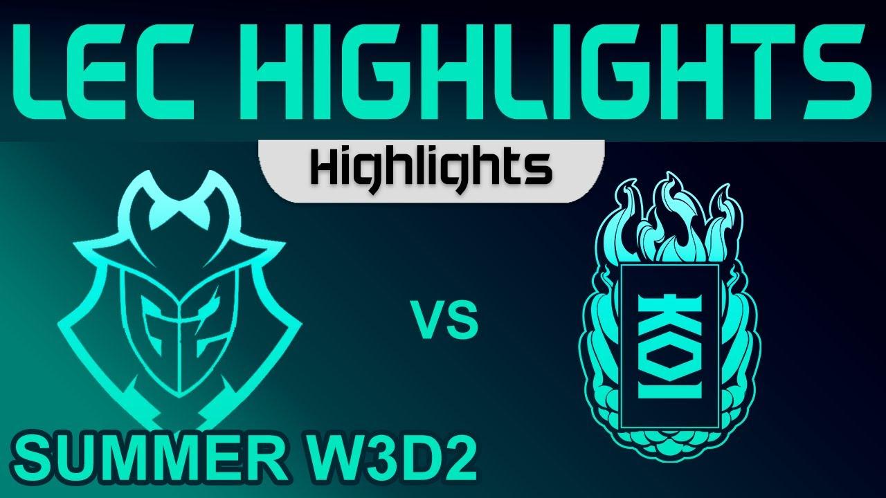 G2 vs KOI Highlights LEC Summer Season 2023 W3D2 G2 Esports vs KOI by Onivia thumbnail