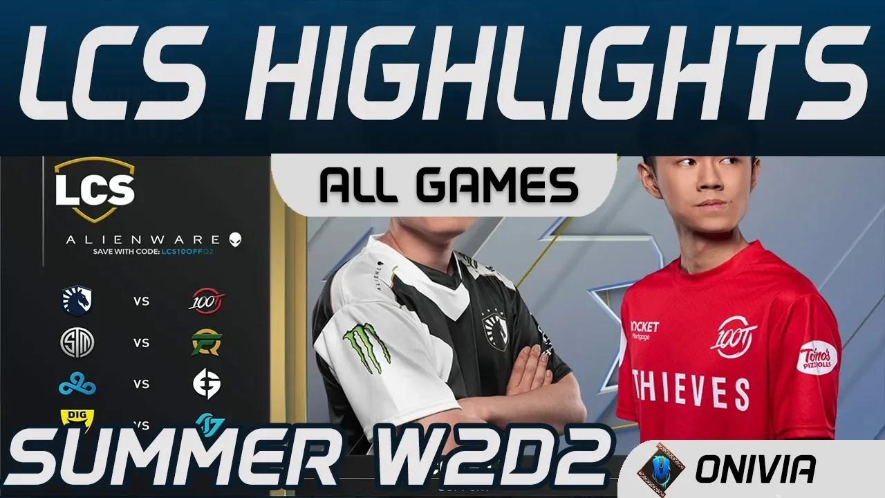 LCS Highlights Week2 Day2 LCS Summer 2020 All Games By Onivia thumbnail