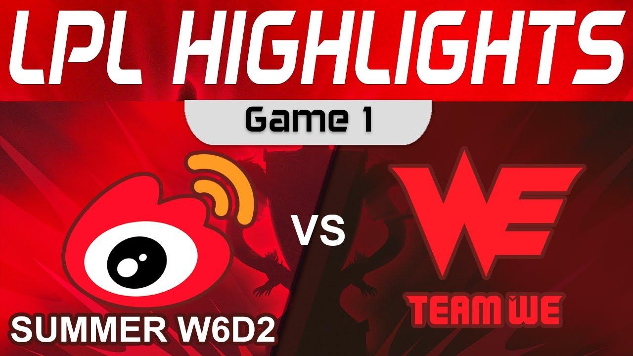 WBG vs WE Highlights Game 1 LPL Spring Season 2023 W6D2 Weibo Gaming vs Team WE by Onivia thumbnail