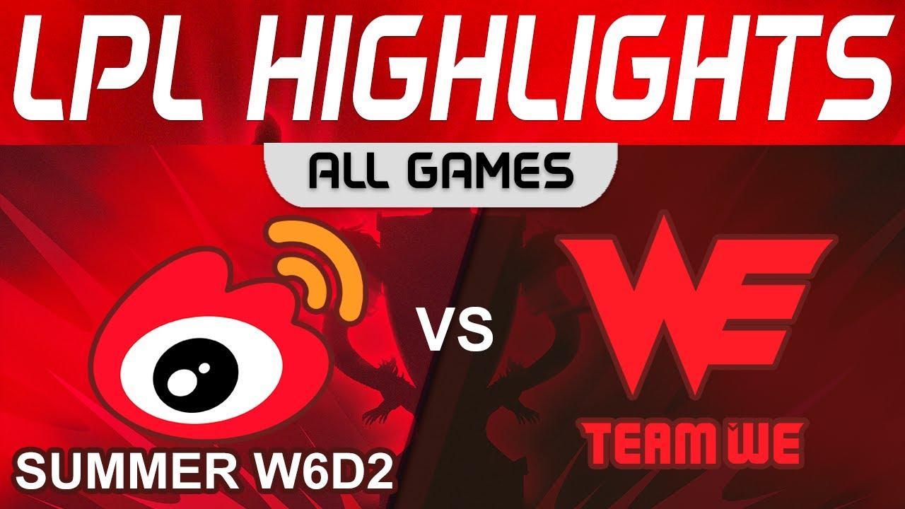 WBG vs WE Highlights ALL GAMES LPL Spring Season 2023 W6D2 Weibo Gaming vs Team WE by Onivia thumbnail