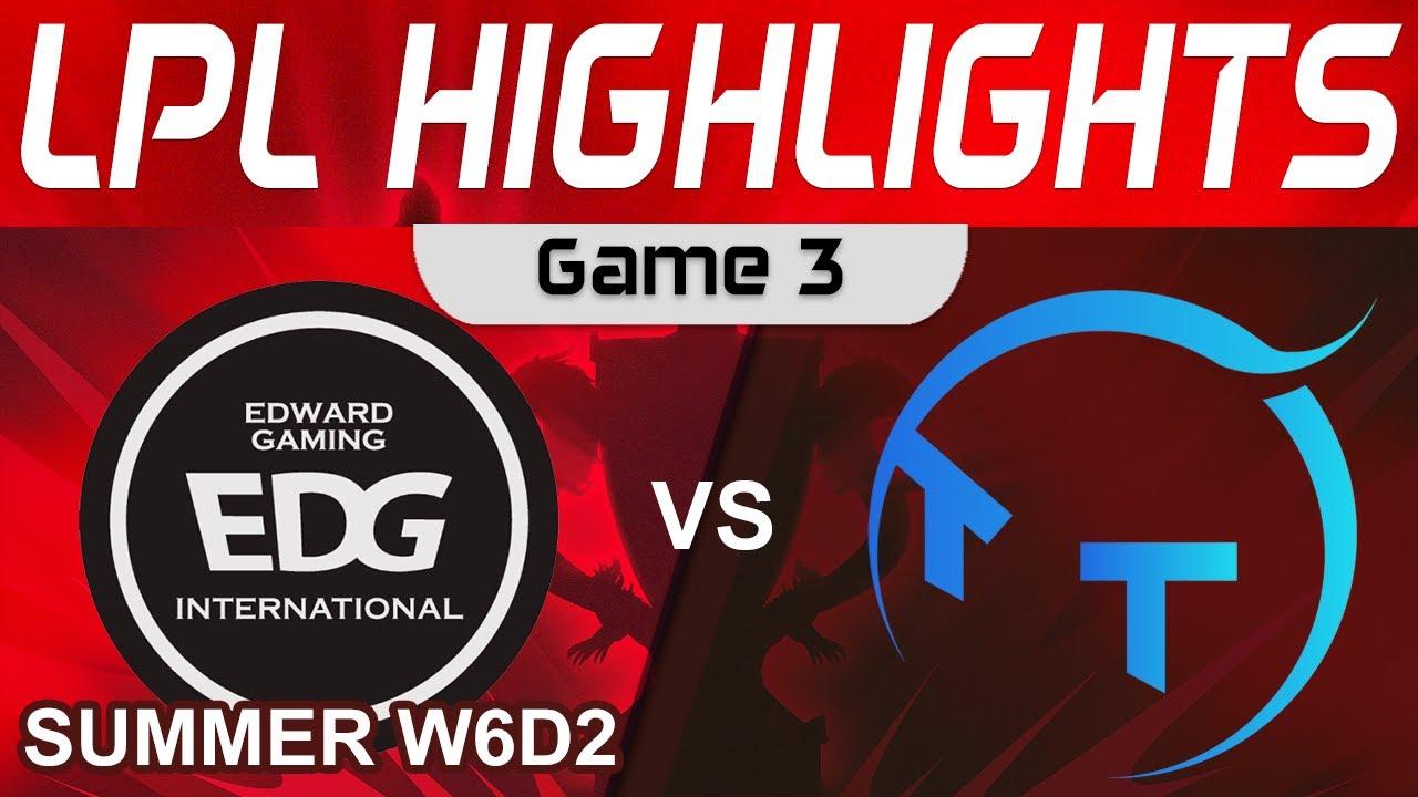 EDG vs TT Highlights Game 3 LPL Spring Season 2023 W6D2 EDward Gaming vs TT Gaming by Onivia thumbnail