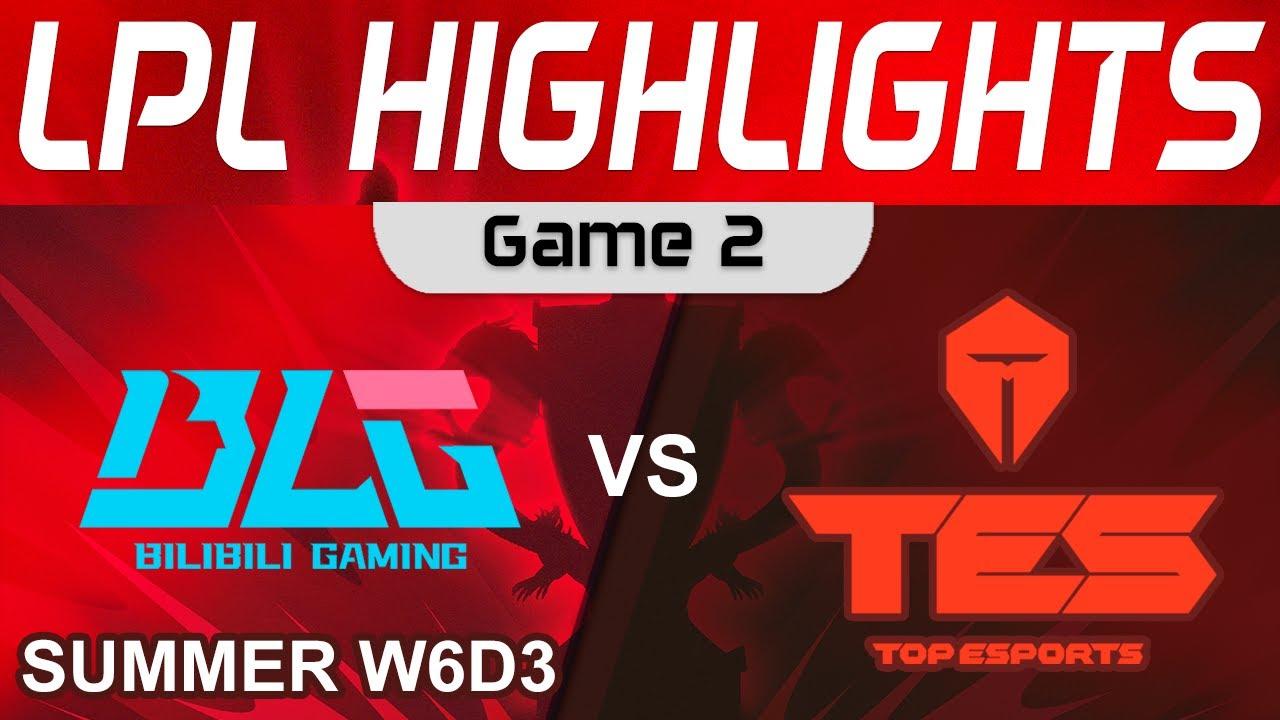 BLG vs TES Highlights Game 2 LPL Summer Season 2023 W6D3 Bilibili Gaming vs Top Esports by Onivia thumbnail