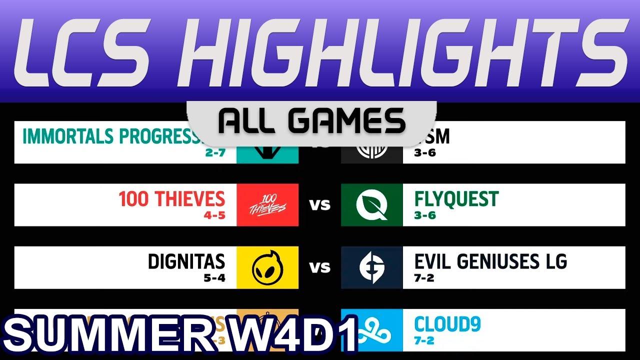 LCS Highlights Week4 Day1 LCS Summer 2023 All Games By Onivia thumbnail