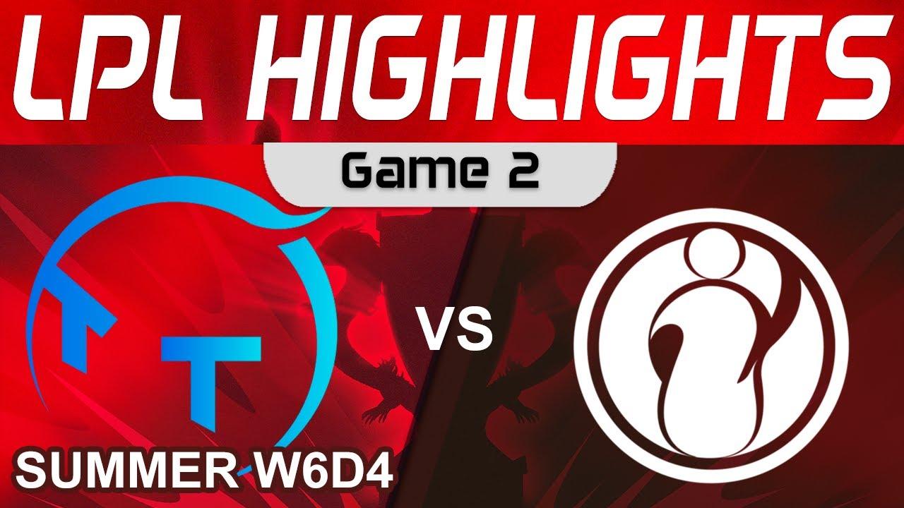 TT vs IG Highlights Game 2 LPL Summer Season 2023 W6D4 ThunderTalk Gaming vs Invictus Gaming thumbnail