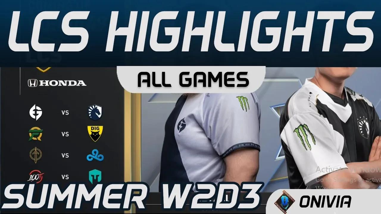 LCS Highlights Week2 Day3 LCS Summer 2020 All Games By Onivia thumbnail