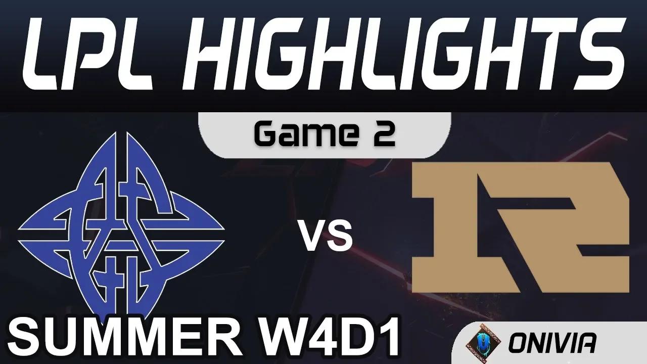 ES vs RNG Highlights Game 2 LPL Summer Season 2020 W4D1 eStar Gaming vs Royal Never Give Up by Onivi thumbnail