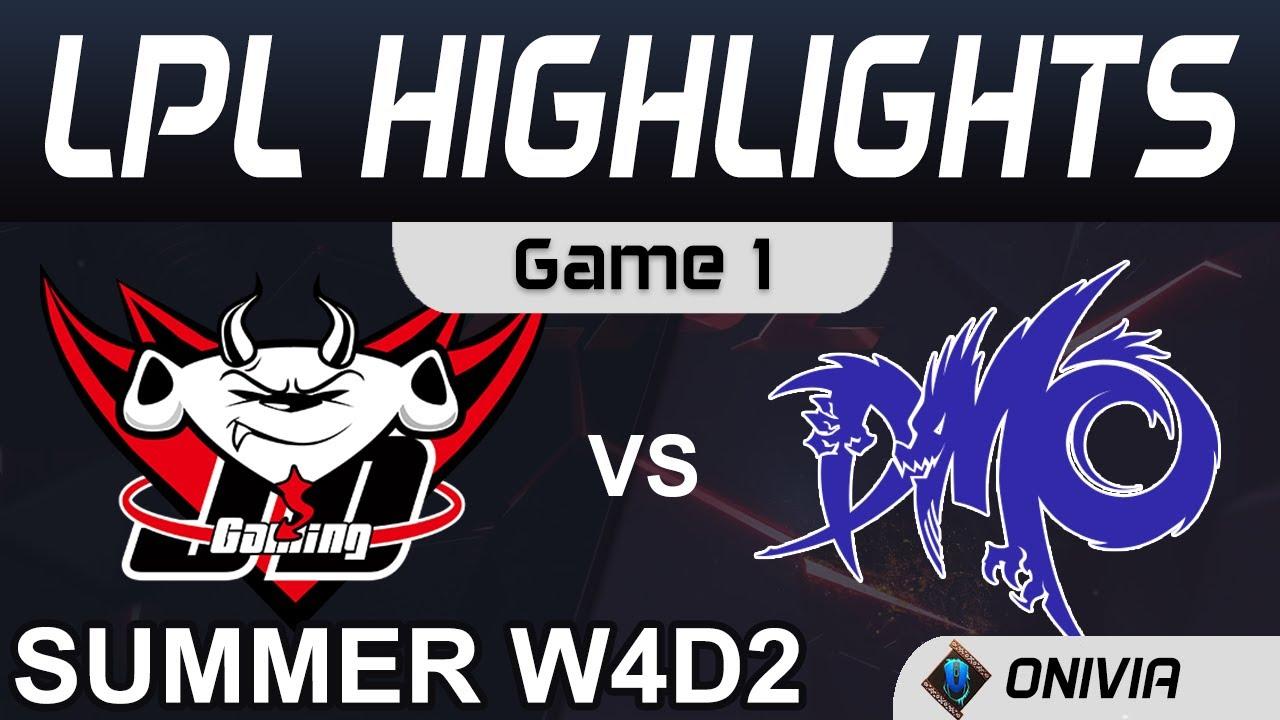 JDG vs DMO Highlights Game 1 LPL Summer Season 2020 W4D2 JD Gaming vs Dominus Esports by Onivia thumbnail