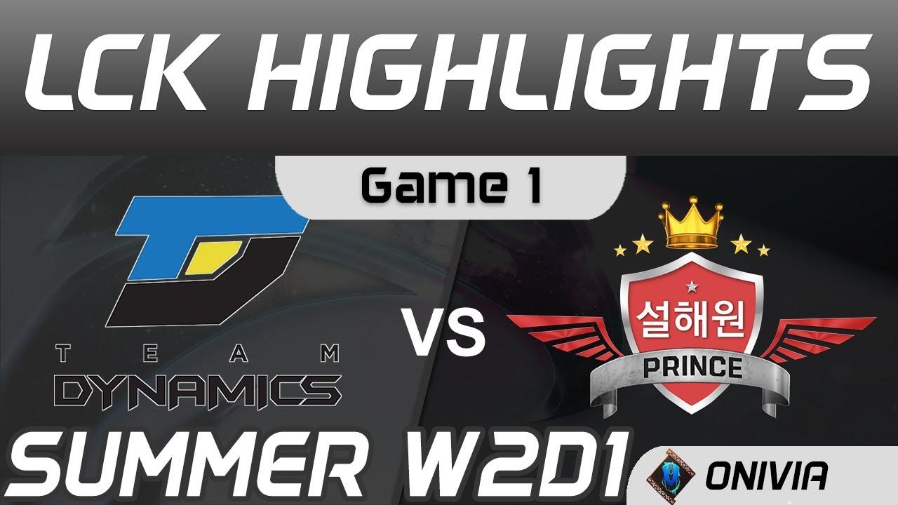 DYN vs SP Highlights Game 1 LCK Summer Season 2020 W2D1 Team Dynamics vs SeolHaeOne Prince by Onivia thumbnail