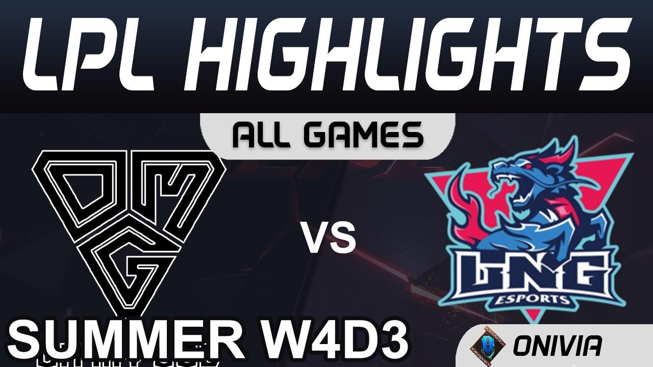 OMG vs LNG Highlights ALL GAMES LPL Summer Season 2020 W4D3 Oh My God vs LNG Esports by Onivia thumbnail