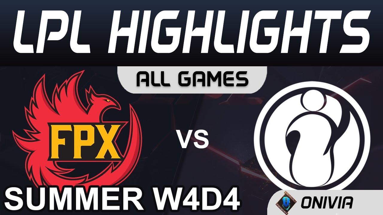 FPX vs IG Highlights ALL GAMES LPL Summer Season 2020 W4D4 FunPlus Phoenix vs Invictus Gaming by Oni thumbnail