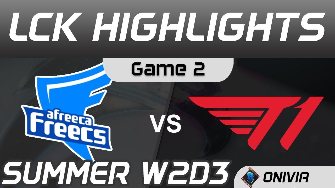 AF vs T1 Highlights Game 2 LCK Summer Season 2020 W2D3 Afreeca Freecs vs T1 by Onivia thumbnail