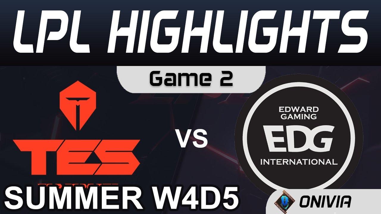 TES vs EDG Highlights Game 2 LPL Summer Season 2020 W4D5 Top Esports vs EDward Gaming by Onivia thumbnail