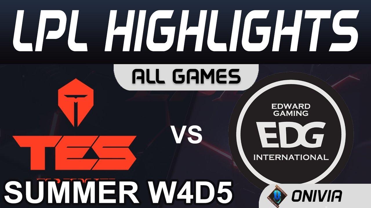 TES vs EDG Highlights ALL GAMES LPL Summer Season 2020 W4D5 Top Esports vs EDward Gaming by Onivia thumbnail