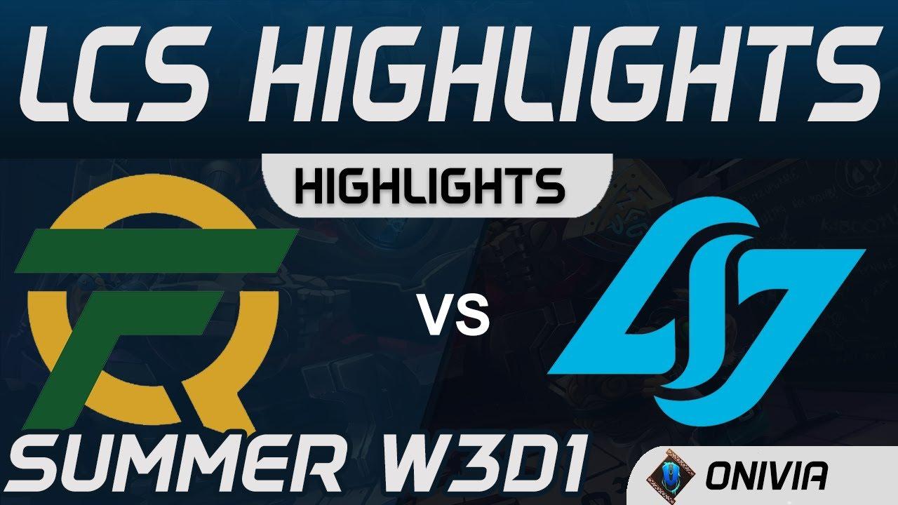 FLY vs CLG Highlights LCS Summer 2020 W3D1 FlyQuest vs Counter Logic Gaming by Onivia thumbnail