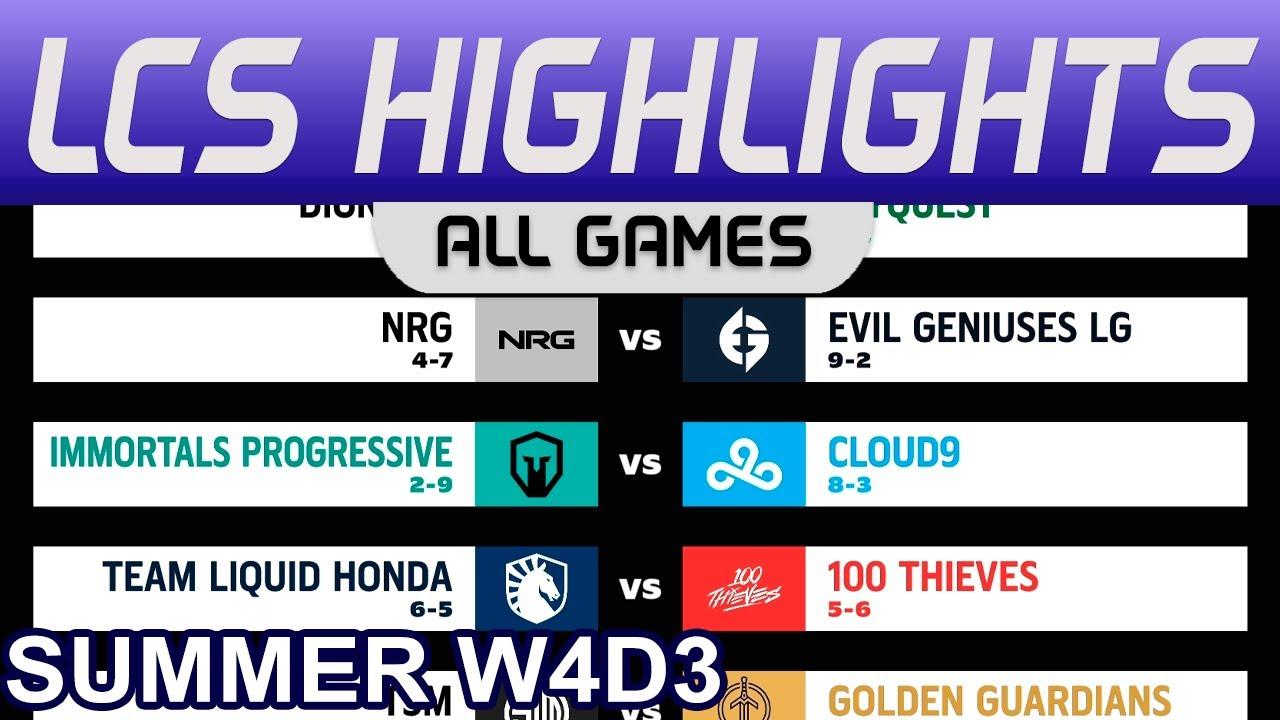 LCS Highlights Week4 Day3 LCS Summer 2023 All Games By Onivia thumbnail