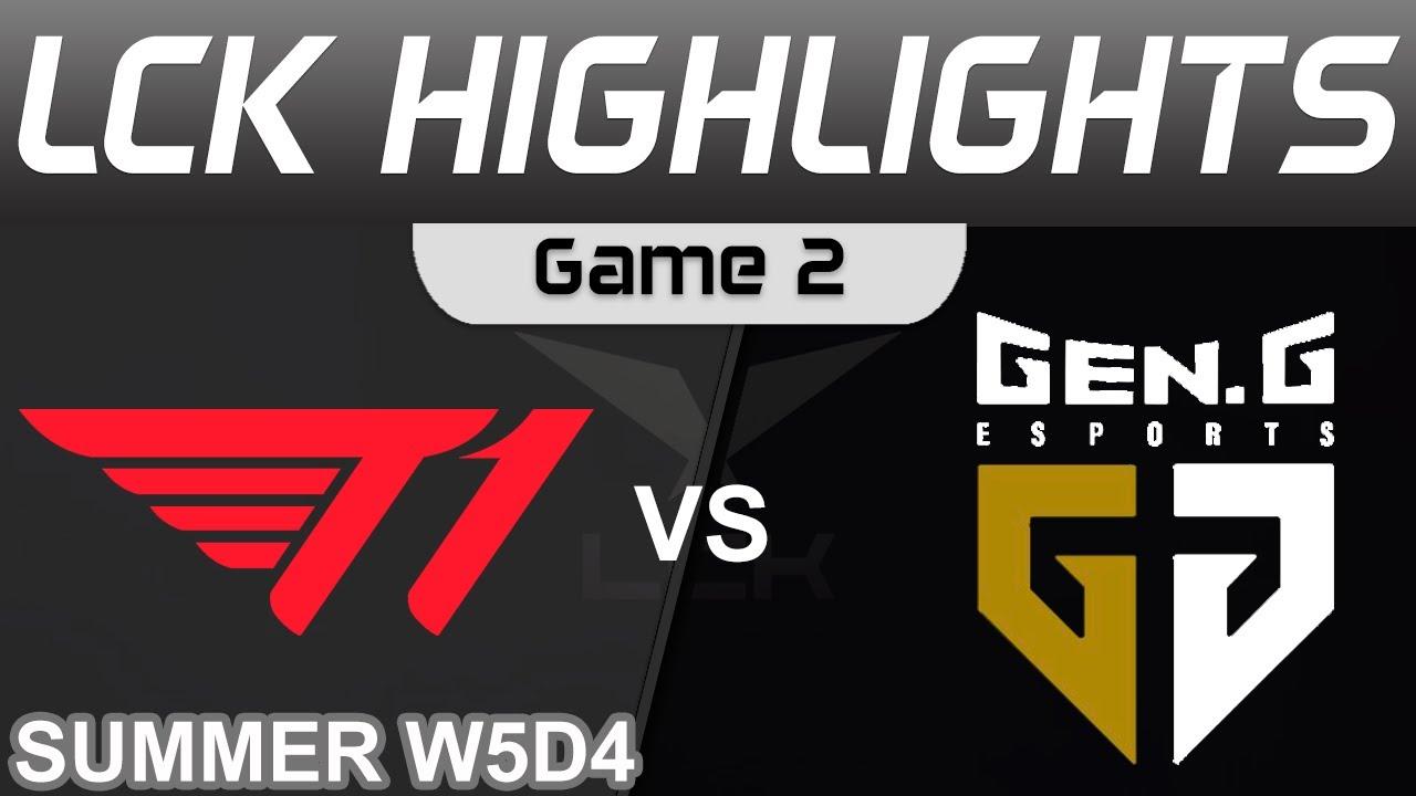 T1 vs GEN Highlights Game 2 LCK Summer Season 2023 W5D4 T1 vs Gen G by Onivia thumbnail