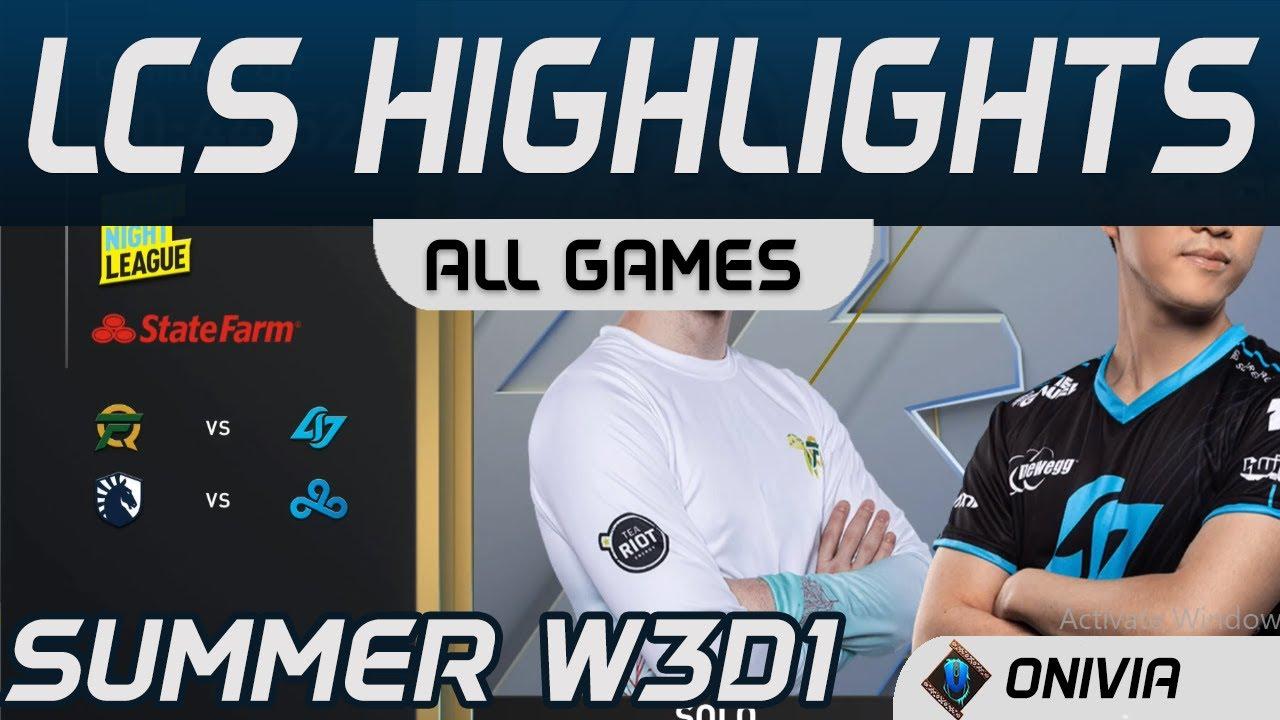 LCS Highlights Week3 Day1 LCS Summer 2020 All Games By Onivia thumbnail