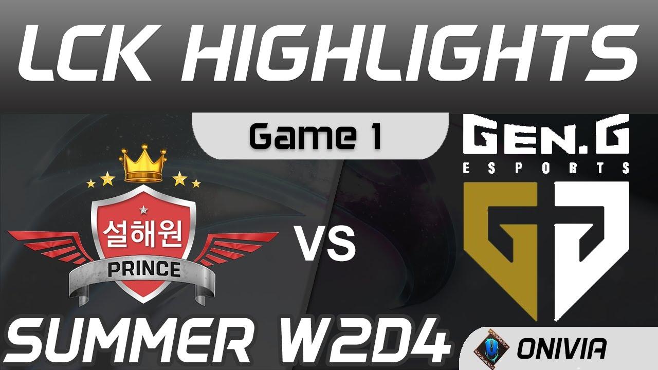 SP vs GEN Highlights Game 1 LCK Summer Season 2020 W2D4 SeolHaeOne Prince vs Gen G by Onivia thumbnail