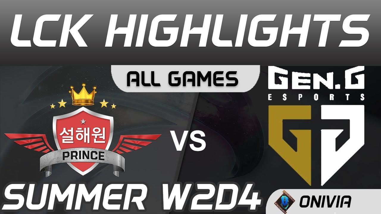 SP vs GEN Highlights ALL GAMES LCK Summer Season 2020 W2D4 SeolHaeOne Prince vs Gen G by Onivia thumbnail