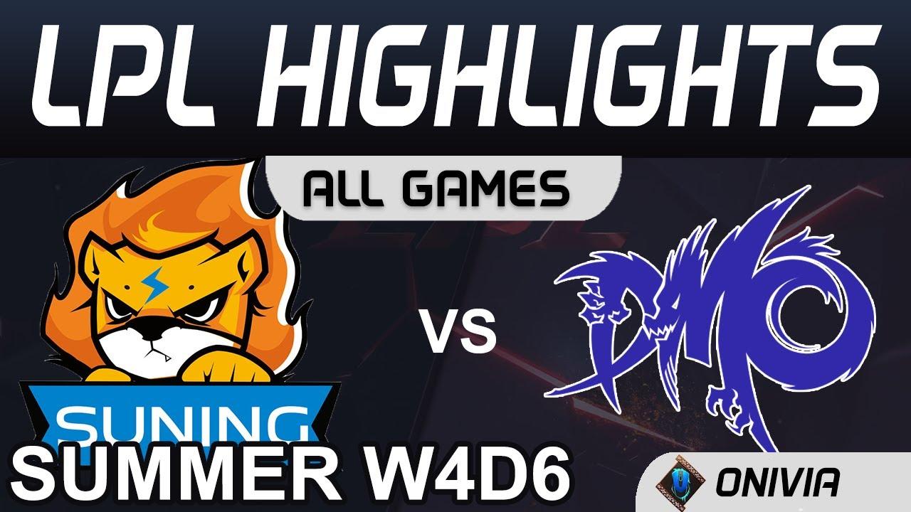 SN vs DMO Highlights ALL GAMES LPL Summer Season 2020 W4D6 Suning vs Dominus Esports by Onivia thumbnail