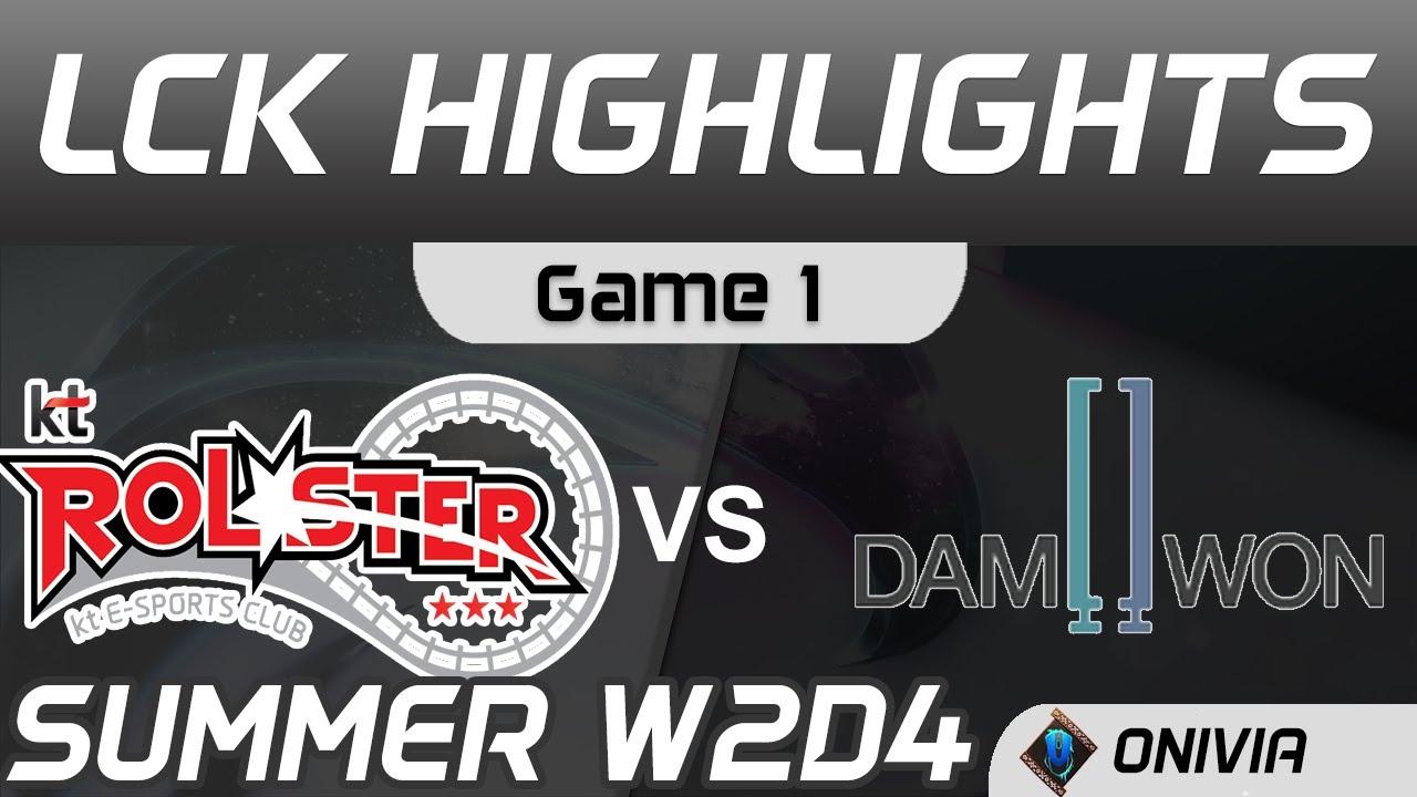 KT vs DWG Highlights Game 1 LCK Summer Season 2020 W2D4 KT Rolster vs DAMWON by Onivia thumbnail