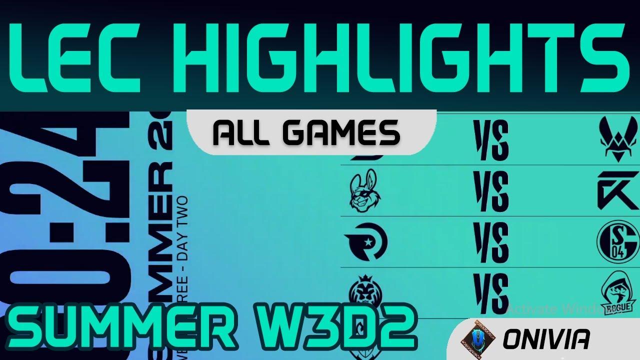 LEC Highlights Week3 Day2 LEC Summer 2020 All Games By Onivia thumbnail