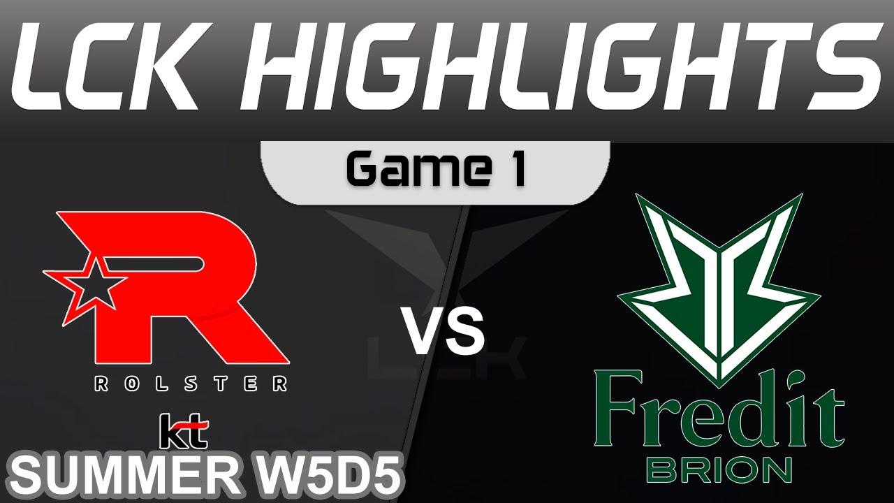 KT vs BRO Highlights Game 1 LCK Summer Season 2023 W5D5 KT Rolster vs OKSavingsBank BRION by Onivia thumbnail