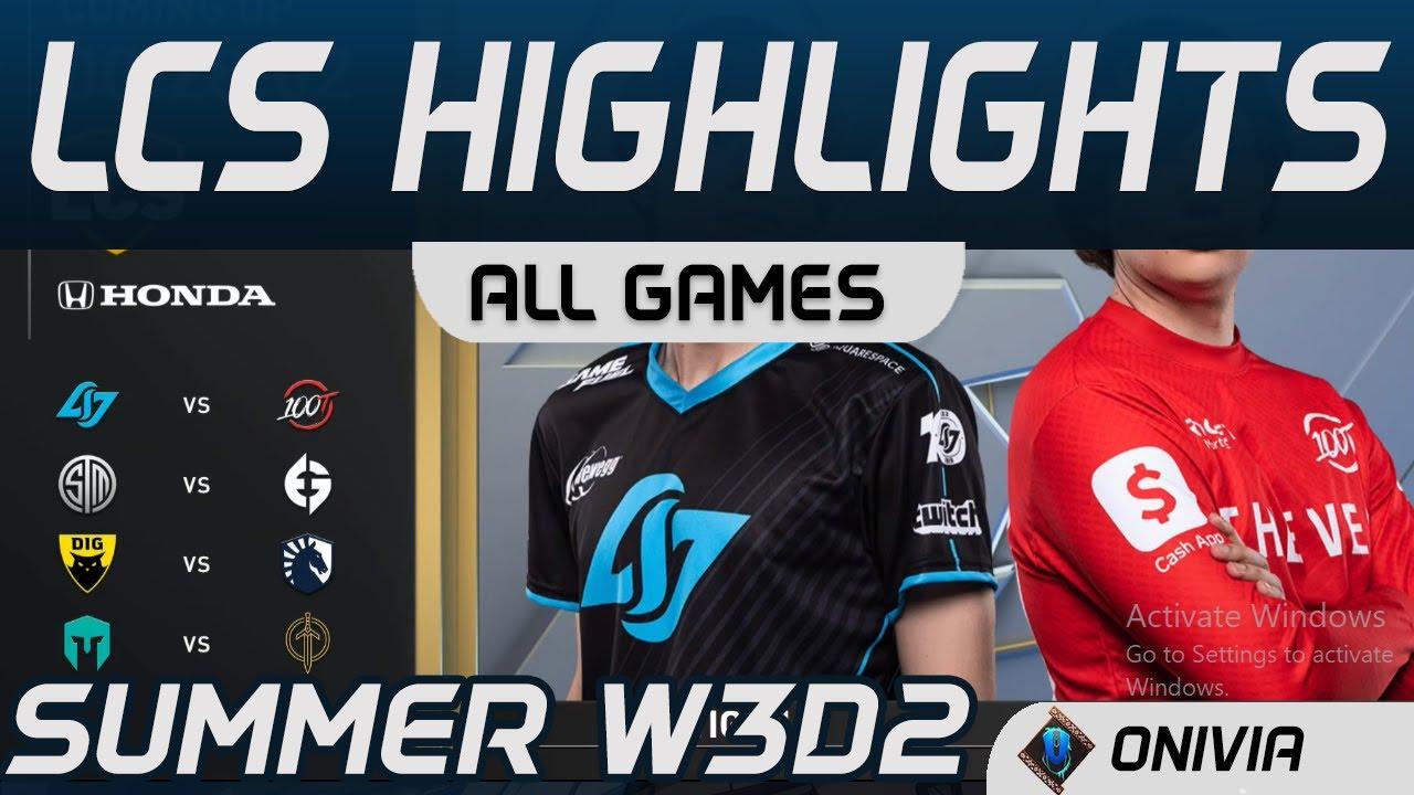 LCS Highlights Week3 Day2 LCS Summer 2020 All Games By Onivia thumbnail