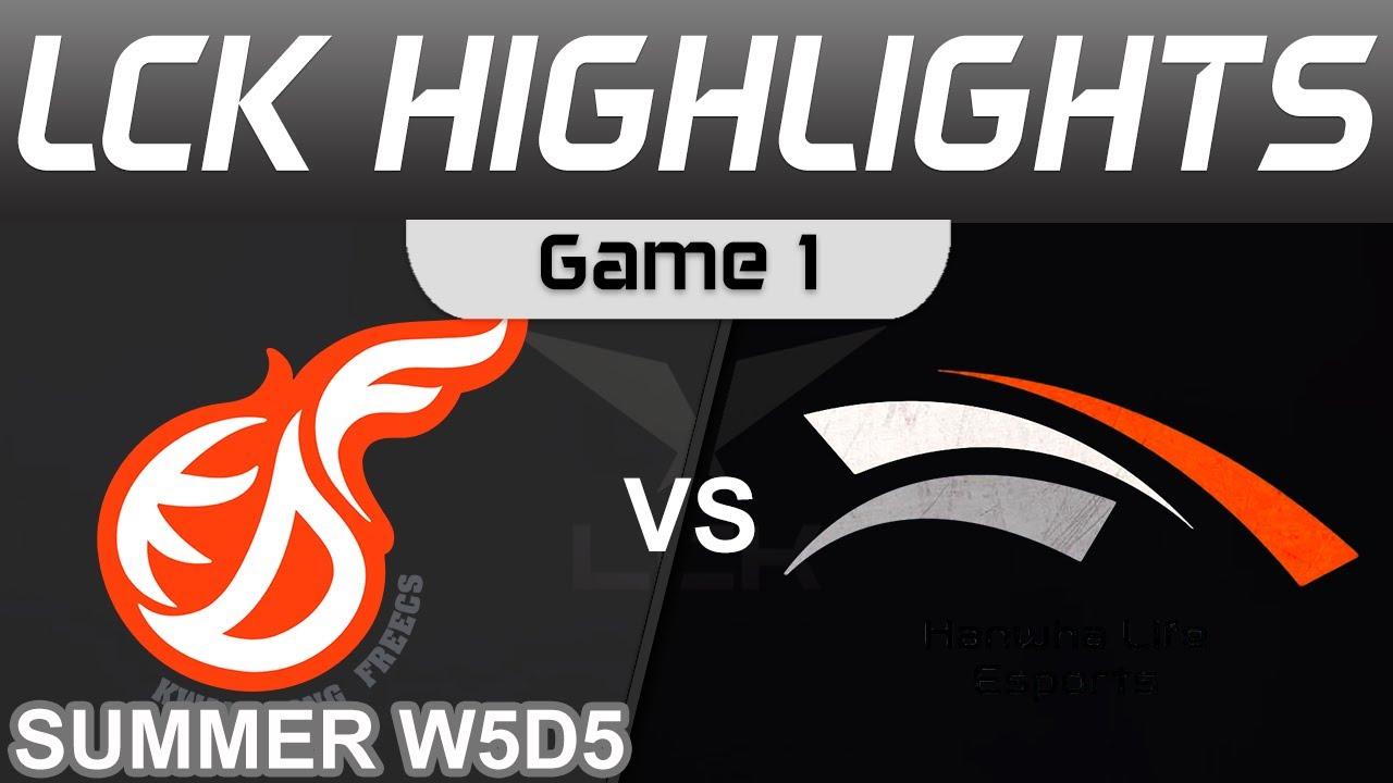 KDF vs HLE Highlights Game 1 LCK Summer Season 2023 W5D5 Kwangdong Freecs vs Hanwha Life Esports thumbnail