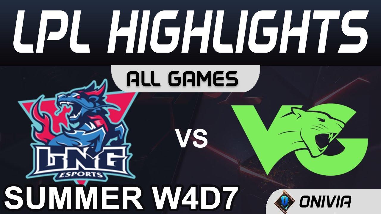 LNG VS VG Highlights ALL GAMES LPL Summer Season 2020 W4D7 LNG Esports vs Vici Gaming by Onivia thumbnail