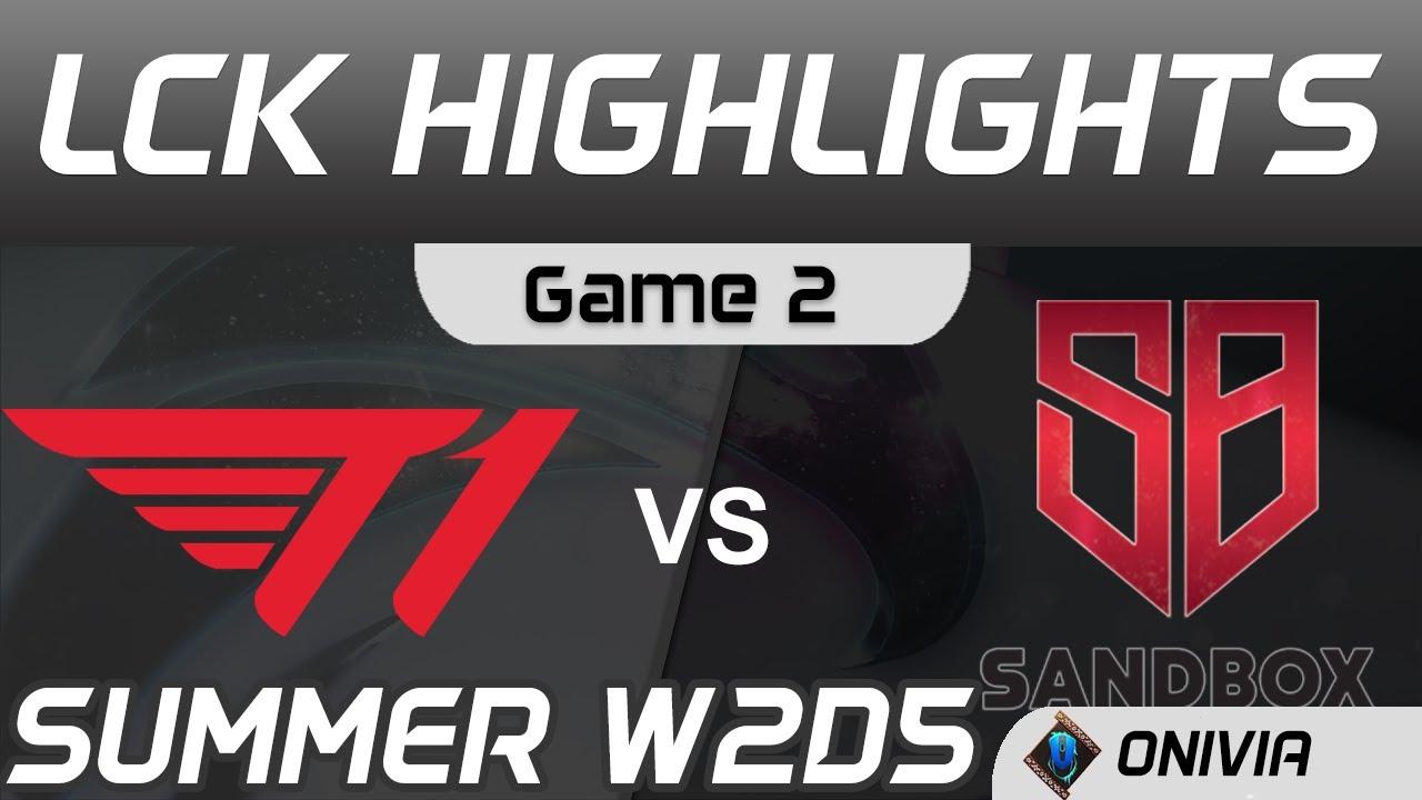 T1 vs SB Highlights Game 2 LCK Summer Season 2020 W2D5 T1 vs SANDBOX Gaming by Onivia thumbnail