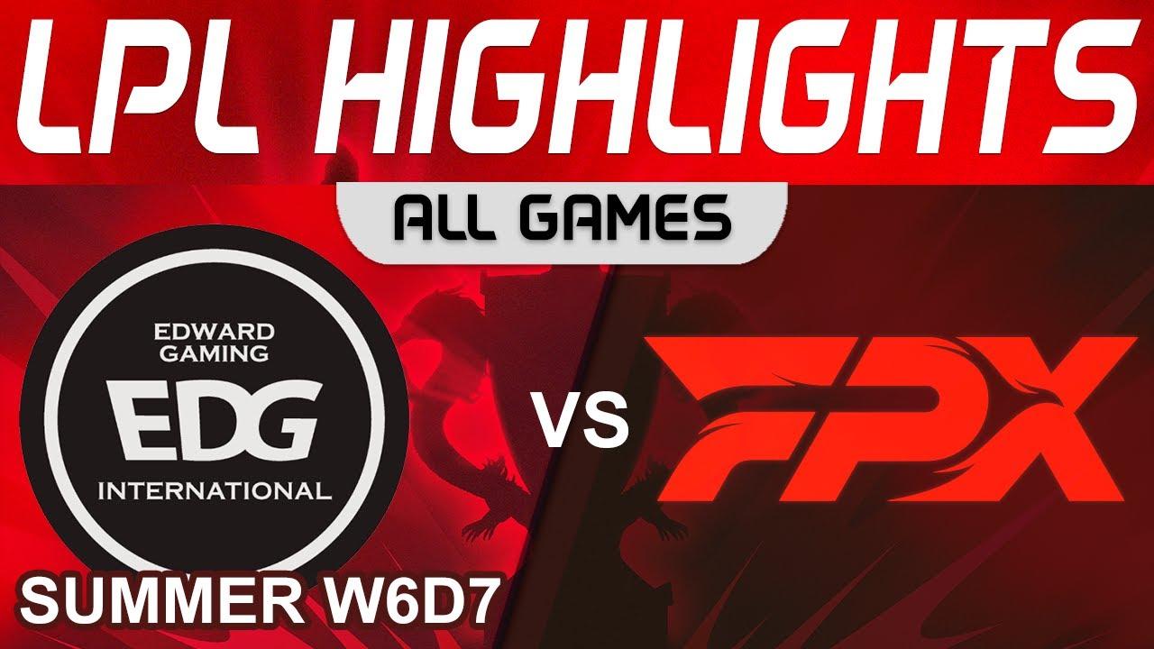 EDG vs FPX Highlights ALL GAMES LPL Summer Season 2023 W6D7 EDward Gaming vs FunPlus Phoenix thumbnail