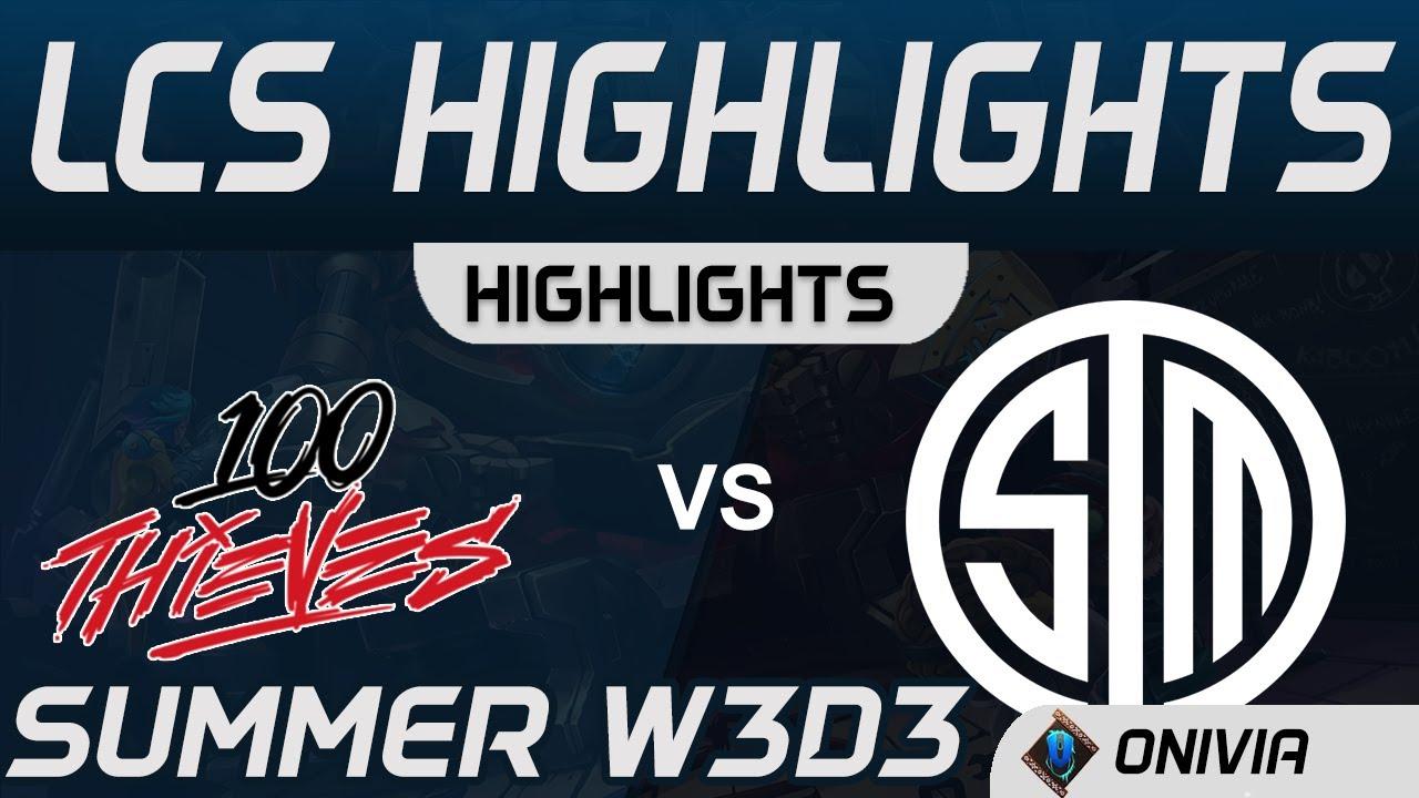 100 vs TSM Highlights LCS Summer 2020 W3D3 100 Thieves vs Team SoloMid by Onivia thumbnail