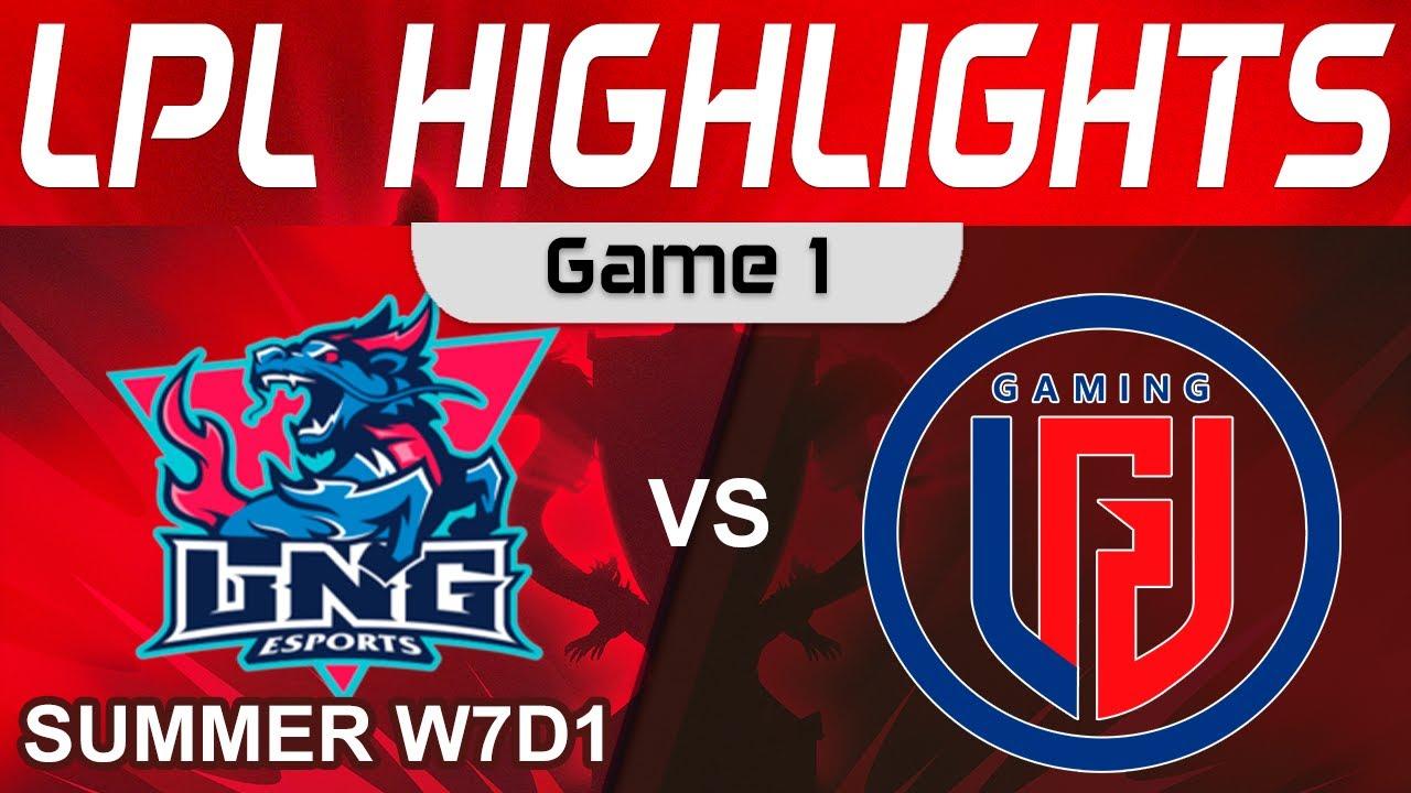 LNG vs LGD Highlights Game 1 LPL Summer Season 2023 W7D1 LNG Esports vs LGD Gaming by Onivia thumbnail