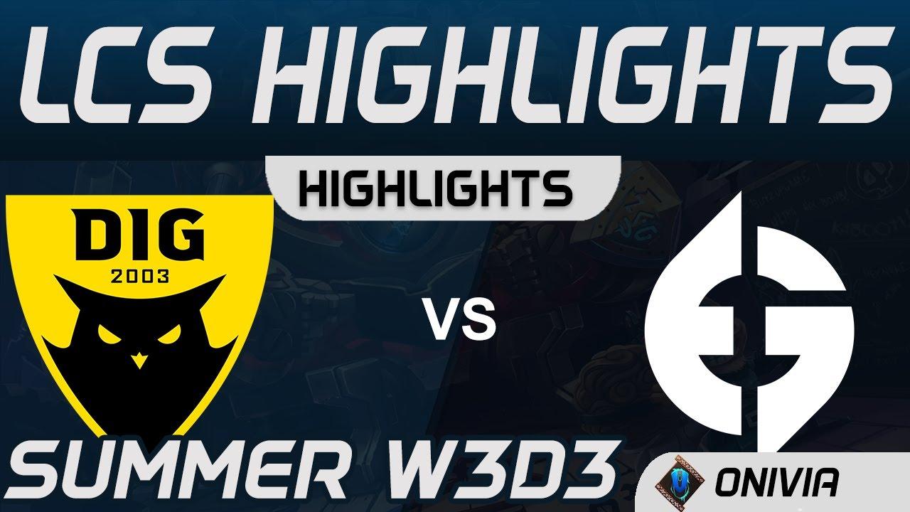 DIG vs EG Highlights LCS Summer 2020 W3D3 Dignitas vs Evil Geniuses by Onivia thumbnail