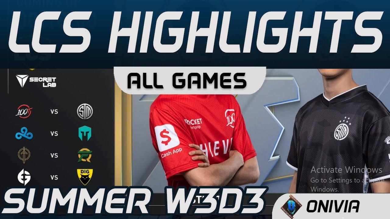 LCS Highlights Week3 Day3 LCS Summer 2020 All Games By Onivia thumbnail