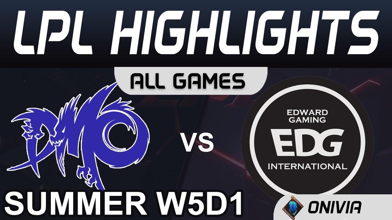 DMO vs EDG Highlights ALL GAMES LPL Summer Season 2020 W5D1 Dominus Esports vs EDward Gaming by Oniv thumbnail