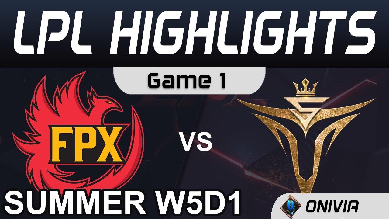 FPX vs V5 Highlights Game 1 LPL Summer Season 2020 W5D1 FunPlus Phoenix vs Victory Five by Onivia thumbnail