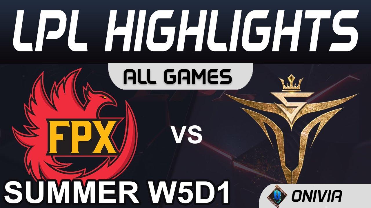 FPX vs V5 Highlights ALL GAMES LPL Summer Season 2020 W5D1 FunPlus Phoenix vs Victory Five by Onivia thumbnail