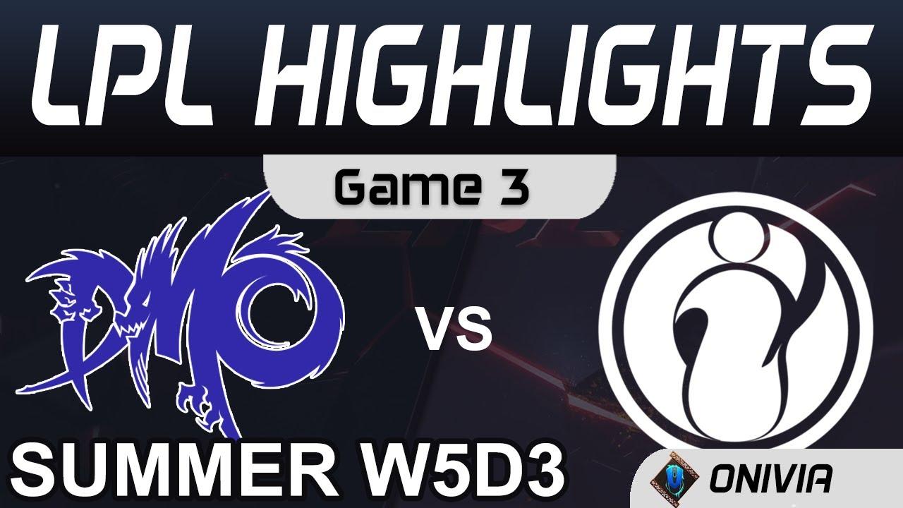 DMO vs IG Highlights Game 3 LPL Summer Season 2020 W5D3 Dominus Esports vs Invictus Gaming by Onivia thumbnail