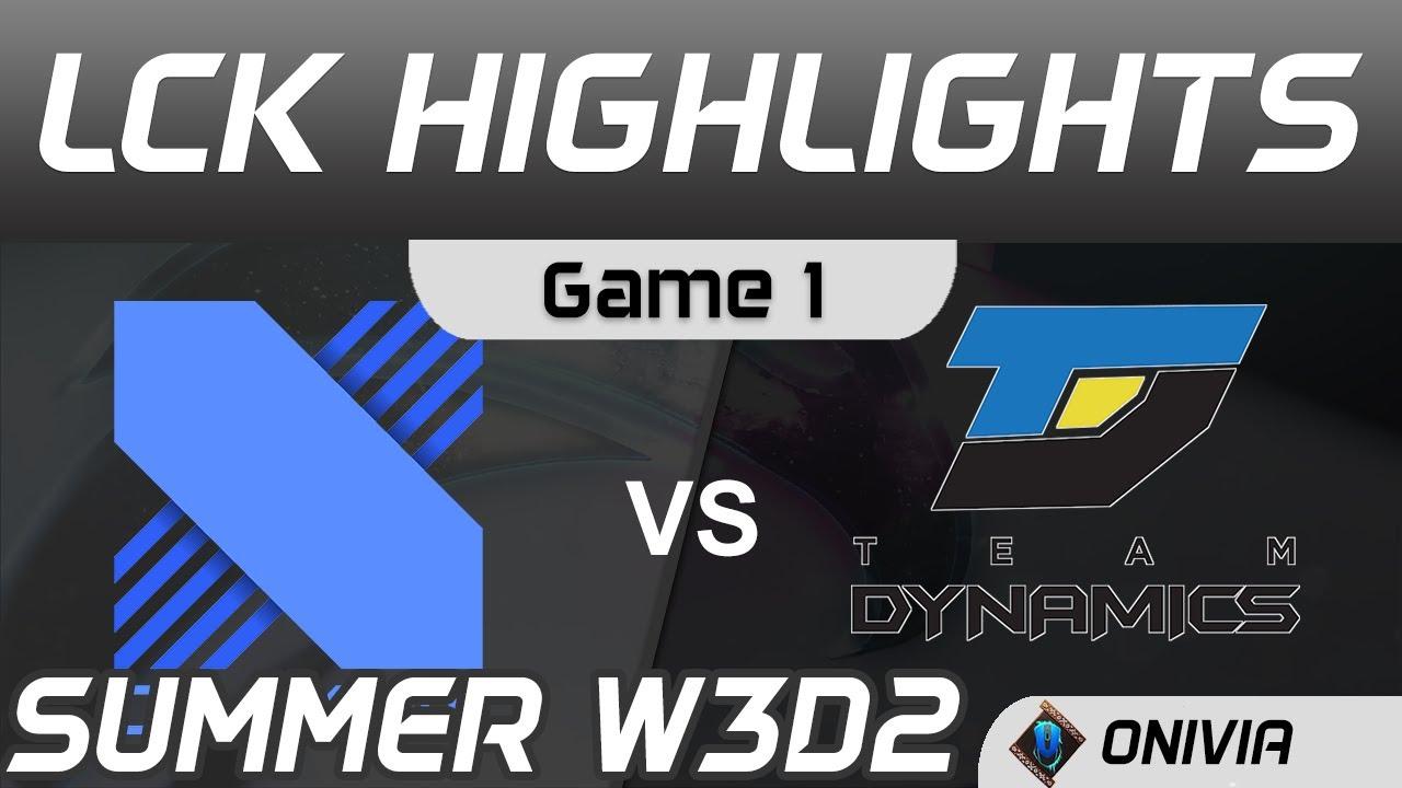 DRX vs DYN Highlights Game 1 LCK Summer Season 2020 W3D2 DragonX vs Team Dynamics by Onivia thumbnail