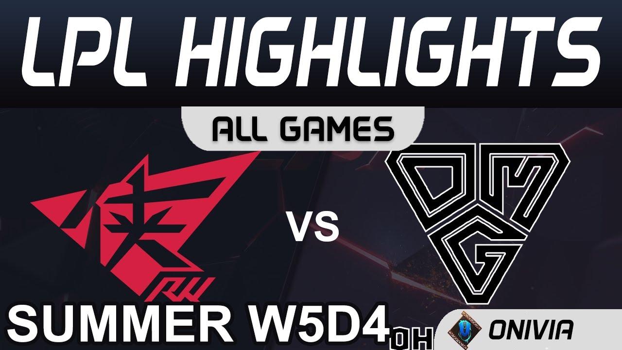 RW vs OMG Highlights All Games LPL Summer Season 2020 W5D4 Rouge Warriors vs OMG by Onivia thumbnail