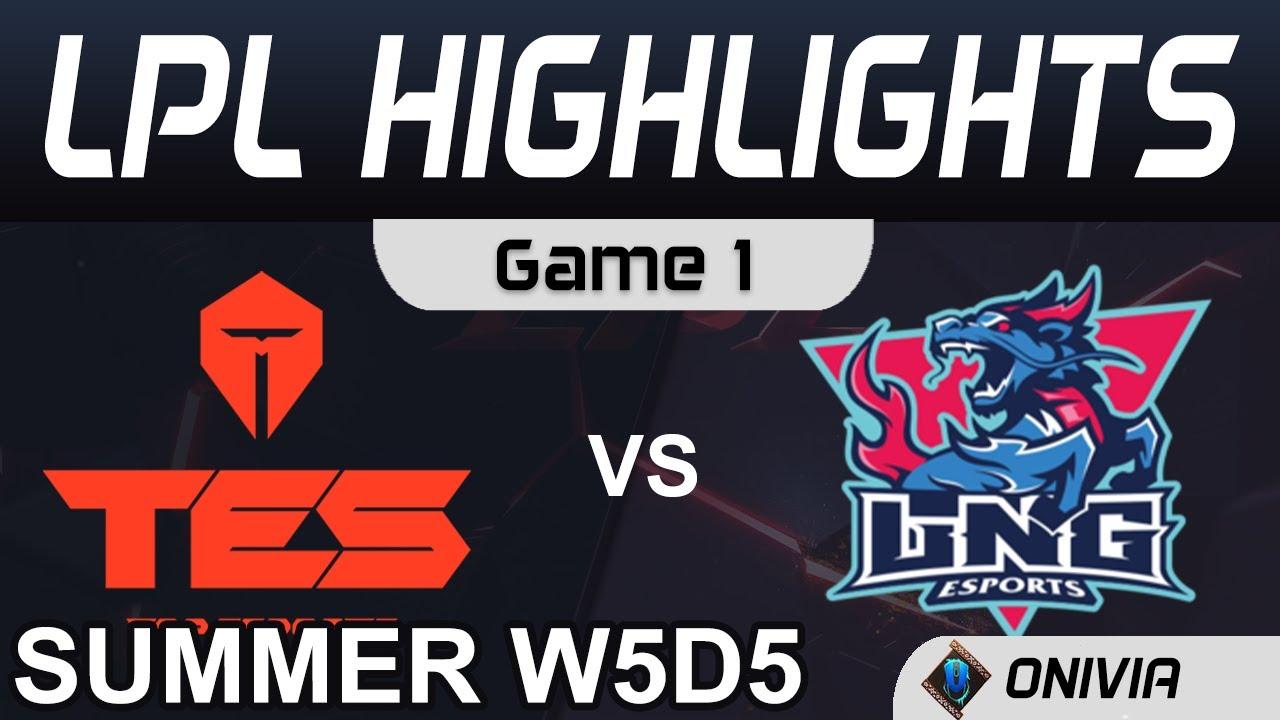 TES vs LNG Highlights Game 1 LPL Summer Season 2020 W5D5 Top Esports vs LNG Esports by Onivia thumbnail