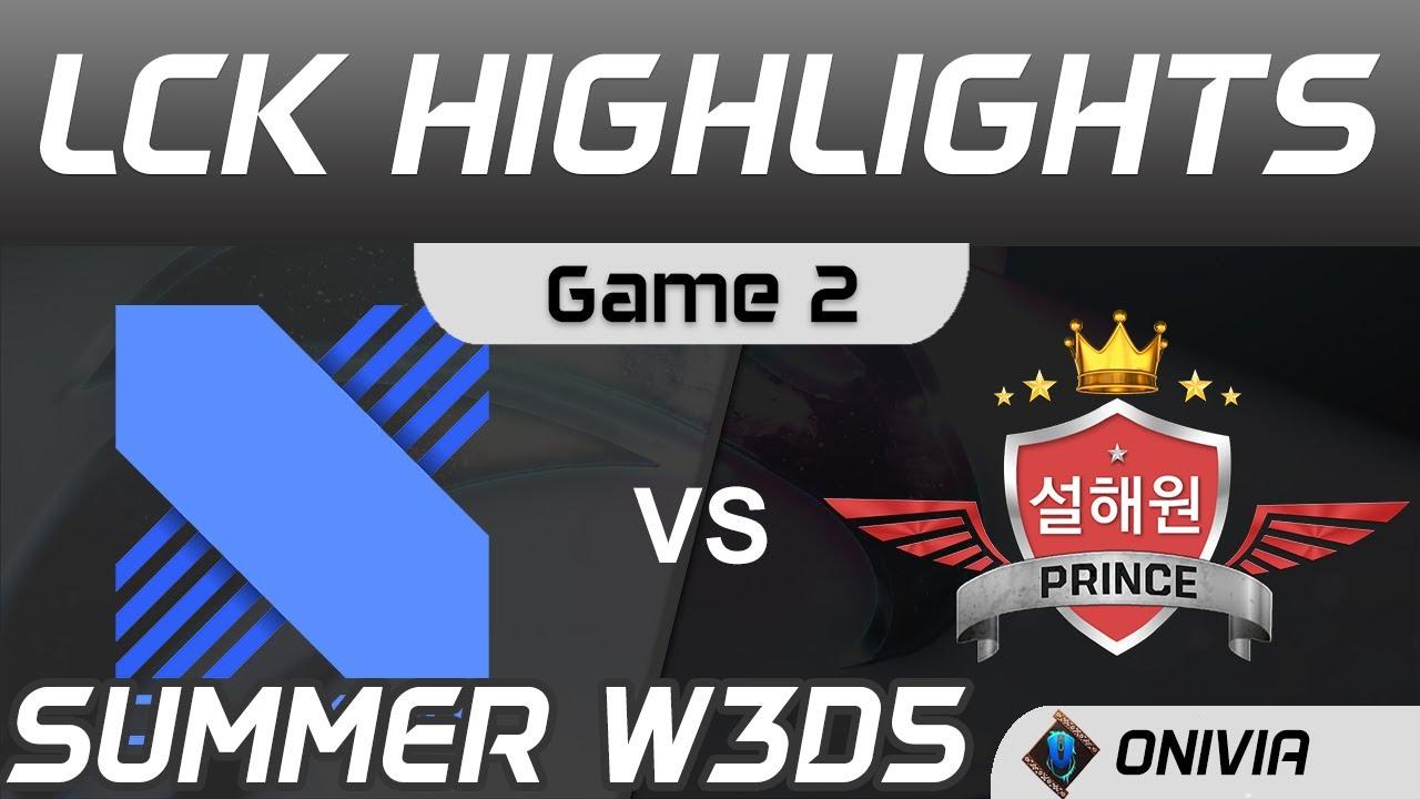 DRX vs SP Highlights Game 2 LCK Summer Season 2020 W3D5 DRX vs SeolHaeOne Prince by Onivia thumbnail