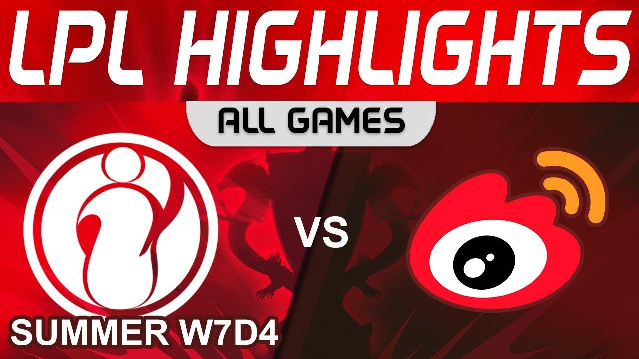 IG vs WBG Highlights ALL GAMES LPL Summer Season 2023 W7D4 Invictus Gaming vs Weibo Gaming by Onivia thumbnail