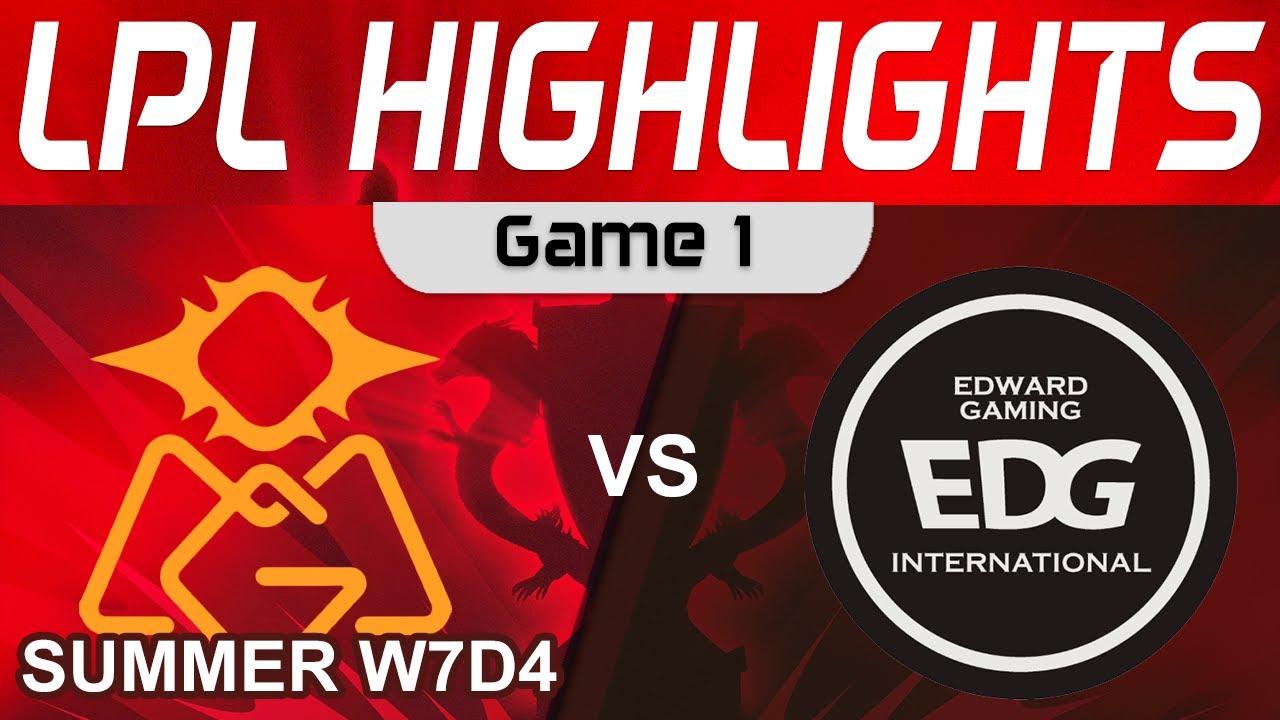 OMG vs EDG Highlights Game 1 LPL Summer Season 2023 W7D4 Oh My God vs EDward Gaming by Onivia thumbnail