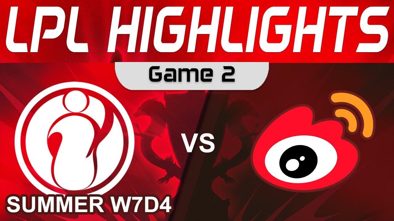 IG vs WBG Highlights Game 2 LPL Summer Season 2023 W7D4 Invictus Gaming vs Weibo Gaming by Onivia thumbnail